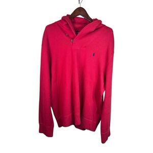 Polo by Ralph Lauren Men's‎ Shawl Collar Sweatshirt Size Men's XXL Red
